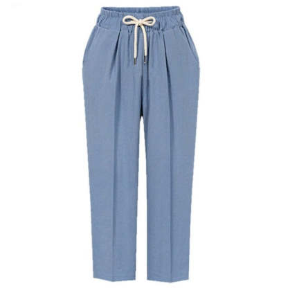 Women's Office Cotton Linen Pants-Legletic