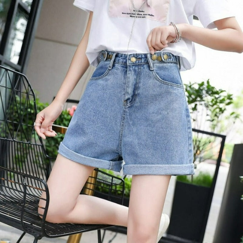 Vintage Summer Women's Shorts-Legletic