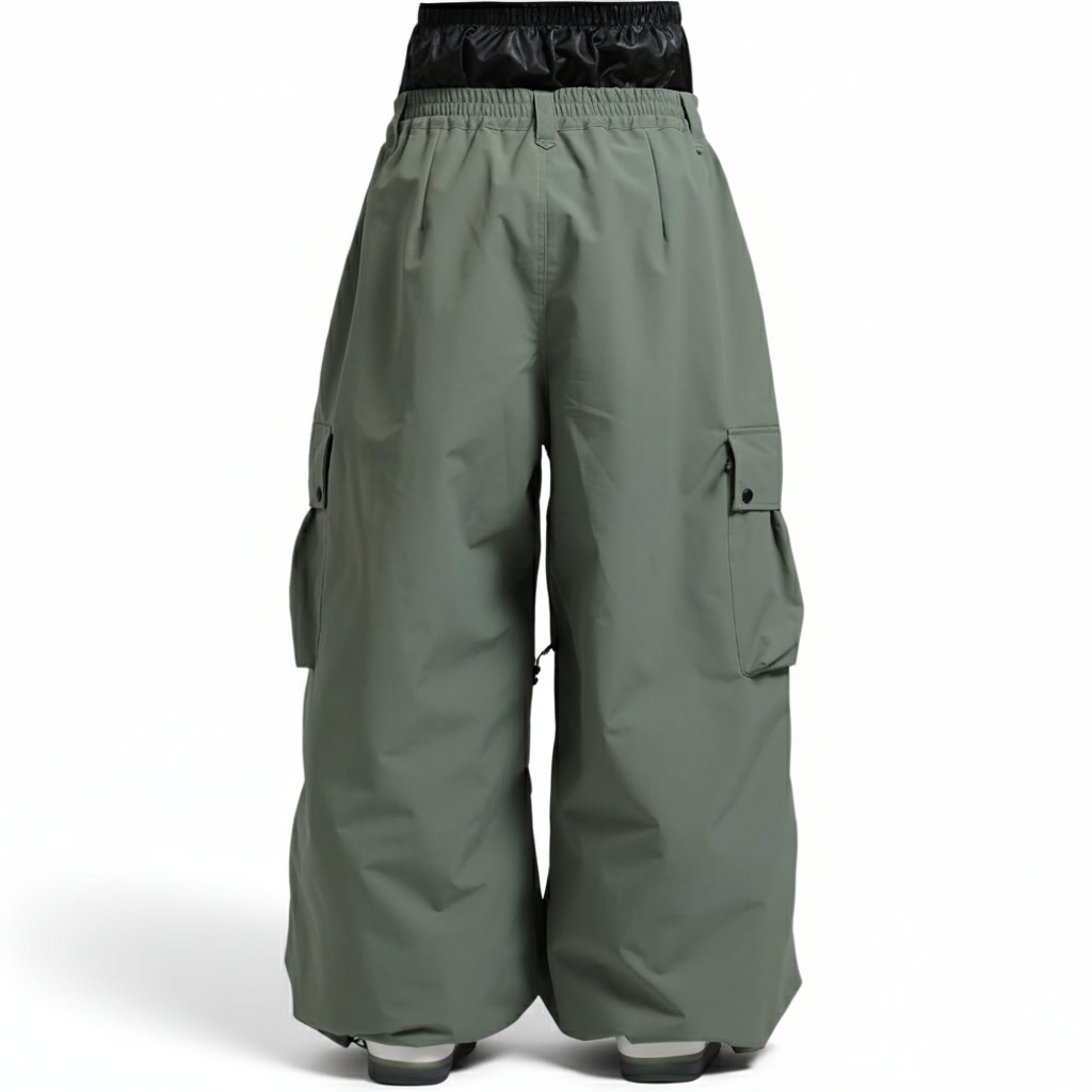 Loose Fit Snowboard and Ski Pants for Winter Sports