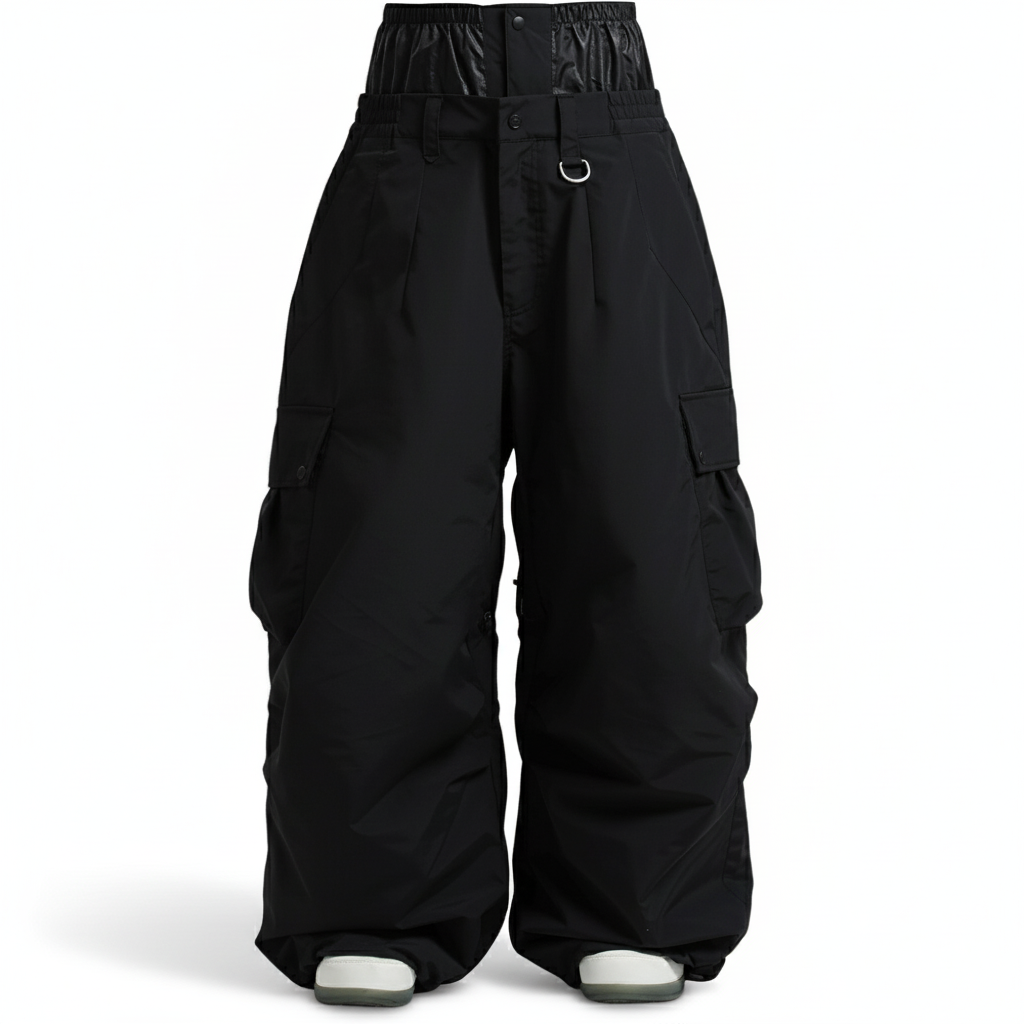 Loose Fit Snowboard and Ski Pants for Winter Sports
