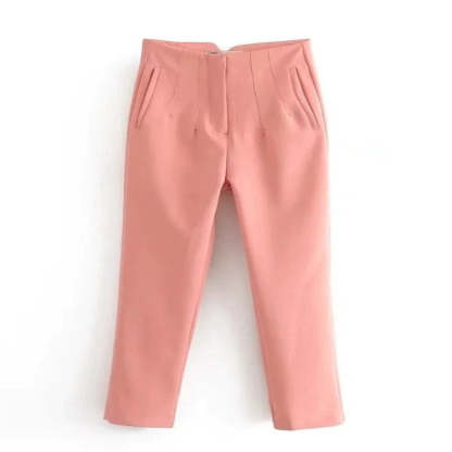 Fashion Office Wear Straight Pants-Legletic