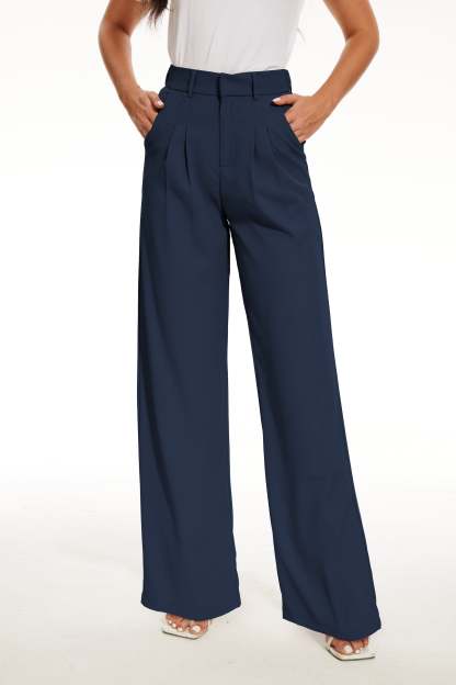 The Effortless Tailored Wide Leg Pants-Legletic