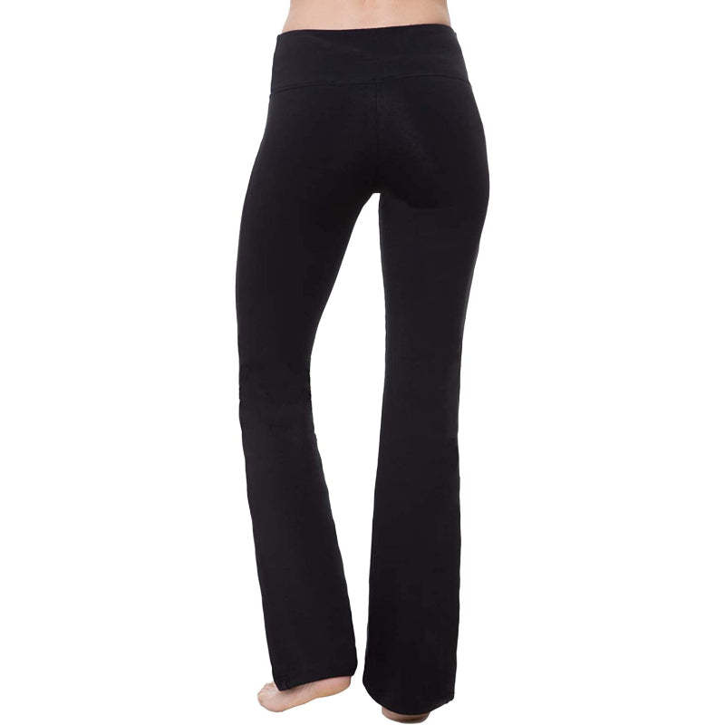 Women's Multicolor Straight Leg Yoga Pants High Waist Leggings-Legletic