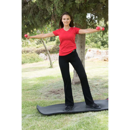 Women's Solid Bootcut Yoga Pants High Waist Workout Leggings-Legletic