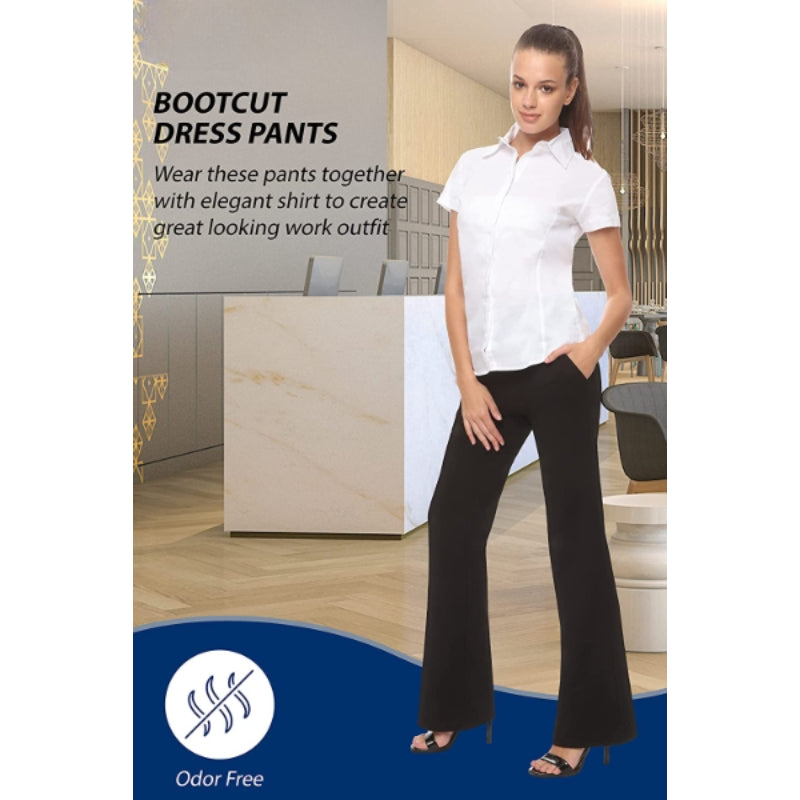 Women's Multicolor Pattern Bootcut Leg Ultimate Yoga Pants High Waist Leggings-Legletic