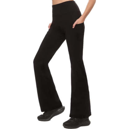 Women's Multicolor Pattern Bootcut Leg Ultimate Yoga Pants High Waist Leggings-Legletic