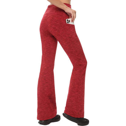 Women's Multicolor Pattern Bootcut Leg Ultimate Yoga Pants High Waist Leggings-Legletic