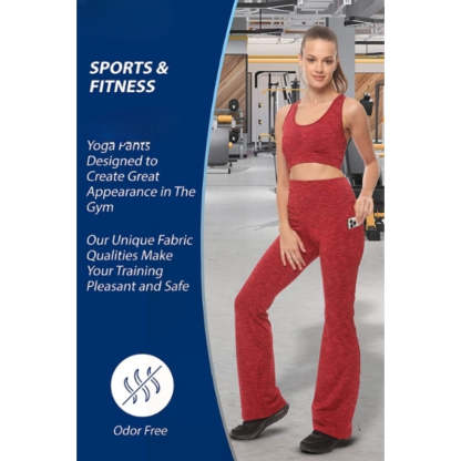 Women's Multicolor Pattern Bootcut Leg Ultimate Yoga Pants High Waist Leggings-Legletic