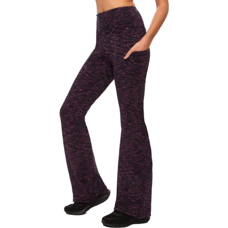 Women's Multicolor Pattern Bootcut Leg Ultimate Yoga Pants High Waist Leggings-Legletic