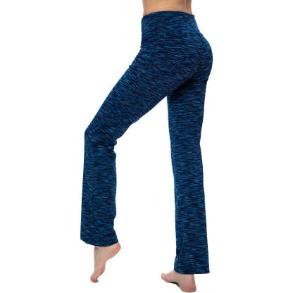 Women's Multicolor Pattern Bootcut Leg Ultimate Yoga Pants High Waist Leggings-Legletic