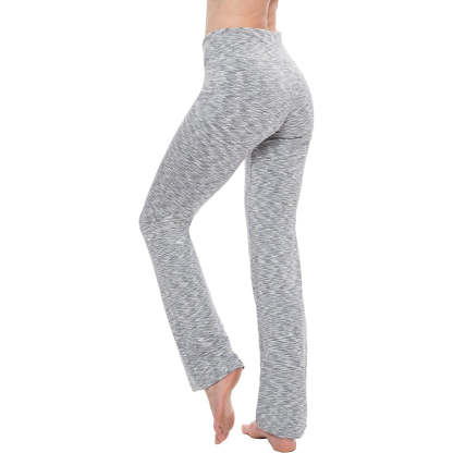Women's Multicolor Straight Leg Yoga Pants High Waist Leggings-Legletic