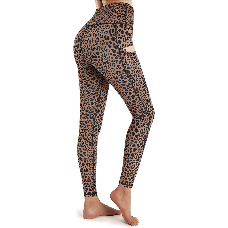 Women's High Waist Yoga Pants Workout Leggings with Pockets For Tummy Control-Legletic