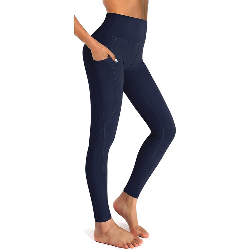 Women's High Waist Yoga Pants Workout Leggings with Pockets For Tummy Control-Legletic