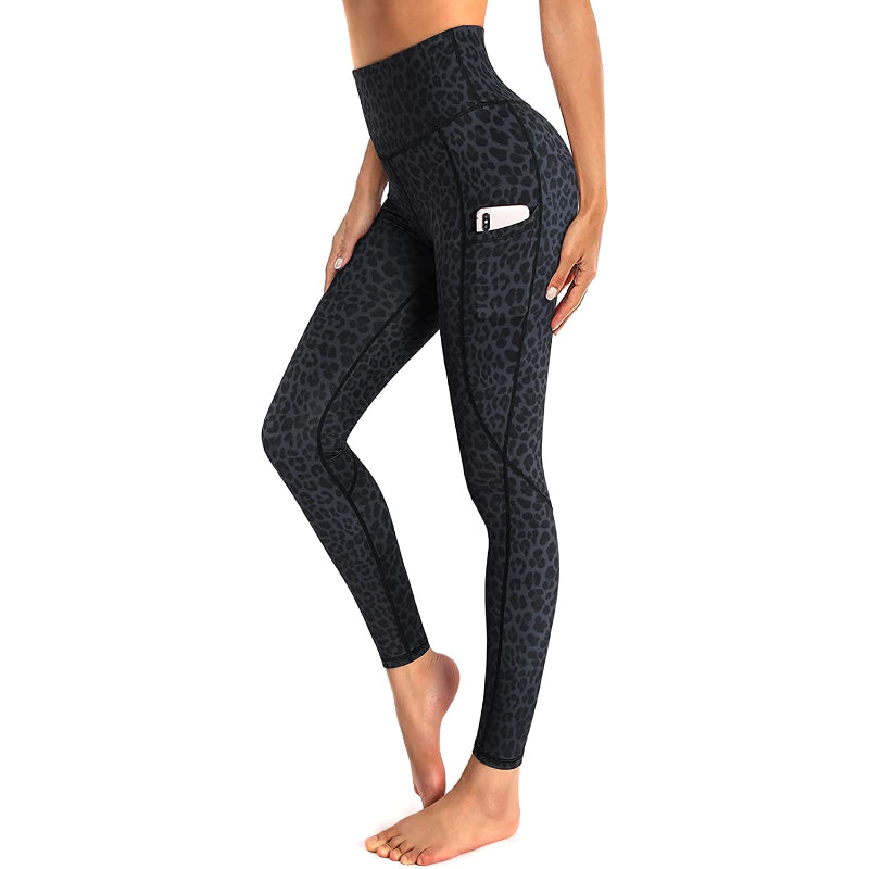 Women's High Waist Yoga Pants Workout Leggings with Pockets For Tummy Control-Legletic