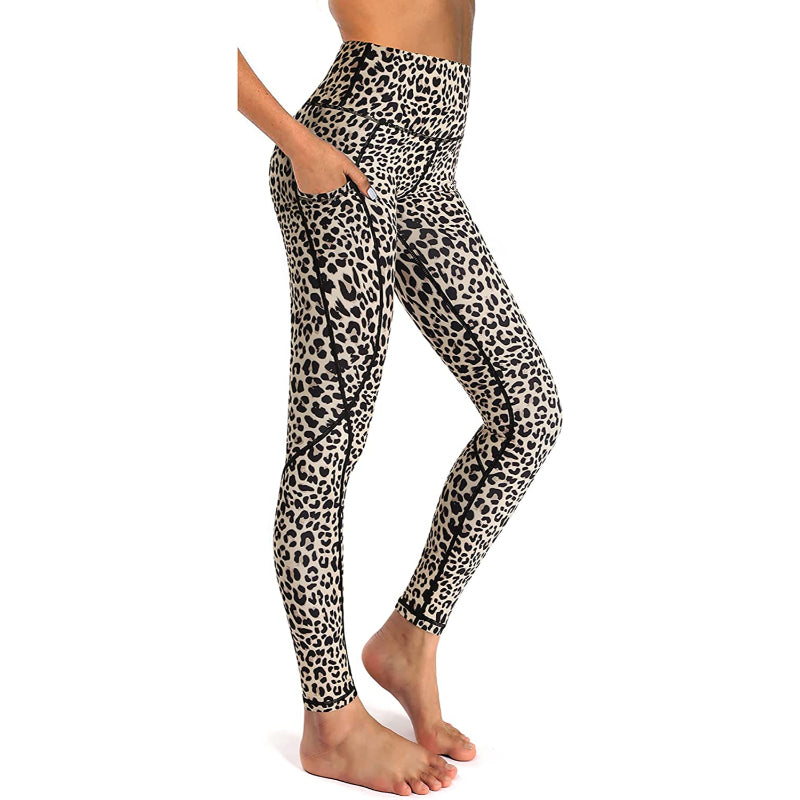 Women's High Waist Yoga Pants Workout Leggings with Pockets For Tummy Control-Legletic