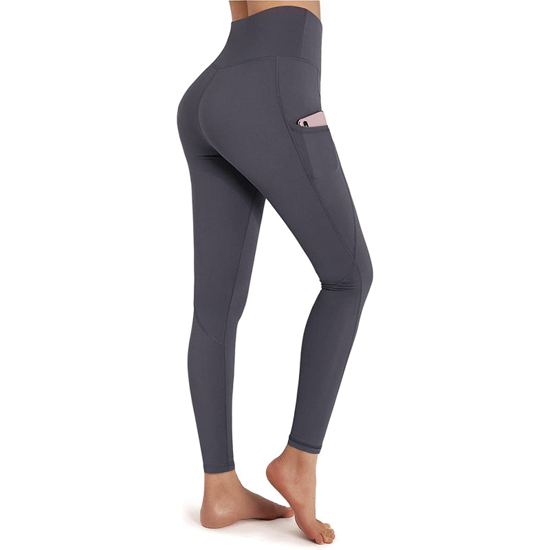 Women's High Waist Yoga Pants Workout Leggings with Pockets For Tummy Control-Legletic