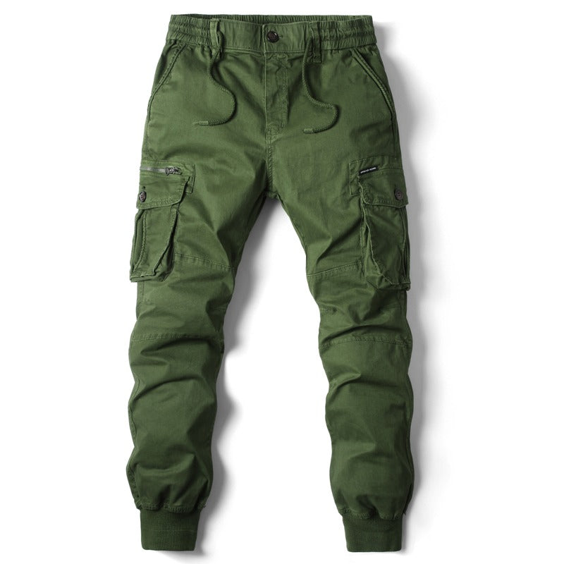 Men's Full Length Military Cargo Pants-Legletic