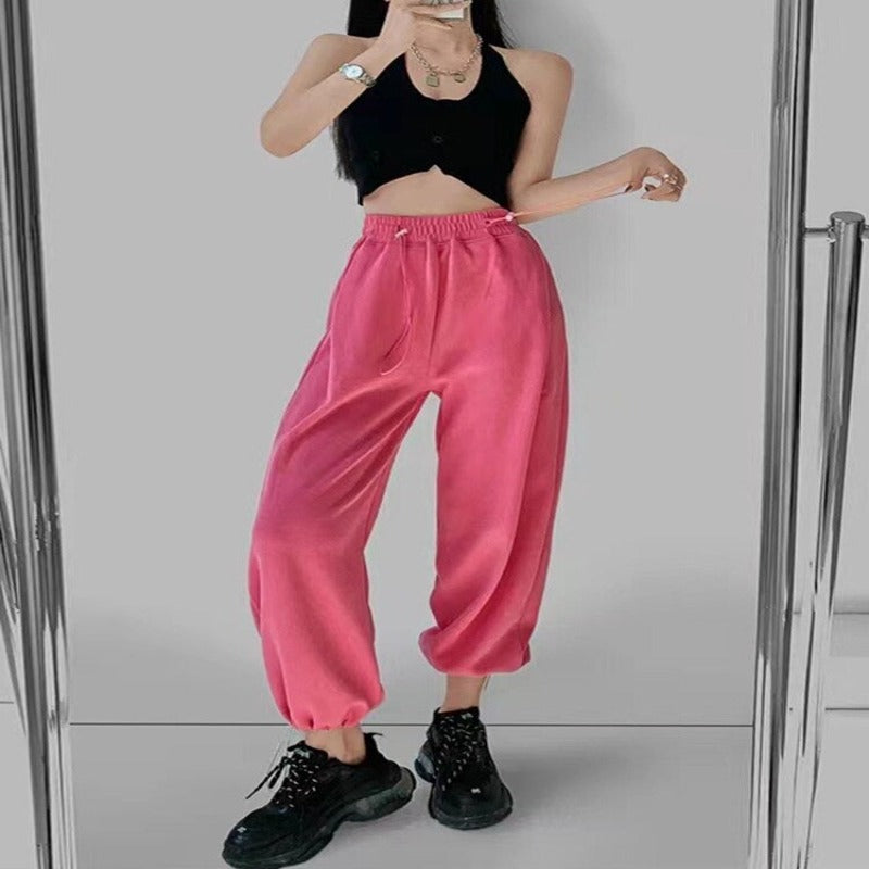Baggy Wide Leg Oversize Women's Sweatpants-Legletic