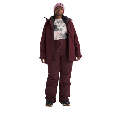 Plus Size Water Resistant Snow Pants-Legletic