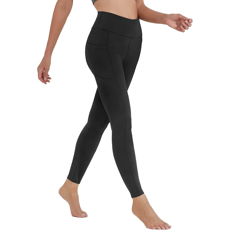 Yoga Pants for Women, High Waisted Leggings With Pockets, Tummy Control Non See Through Workout Pants-Legletic