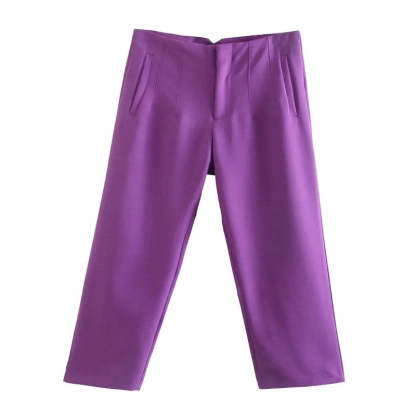 Fashion Office Wear Straight Pants-Legletic