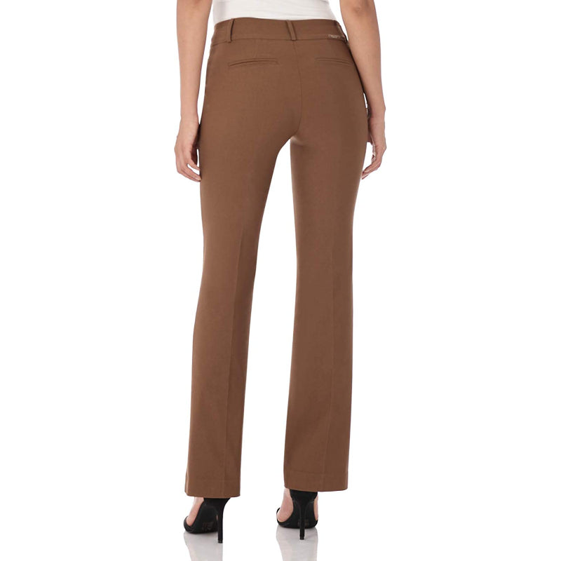 Women's Ease In To Comfort Fit Barely Bootcut Stretch Pants-Legletic