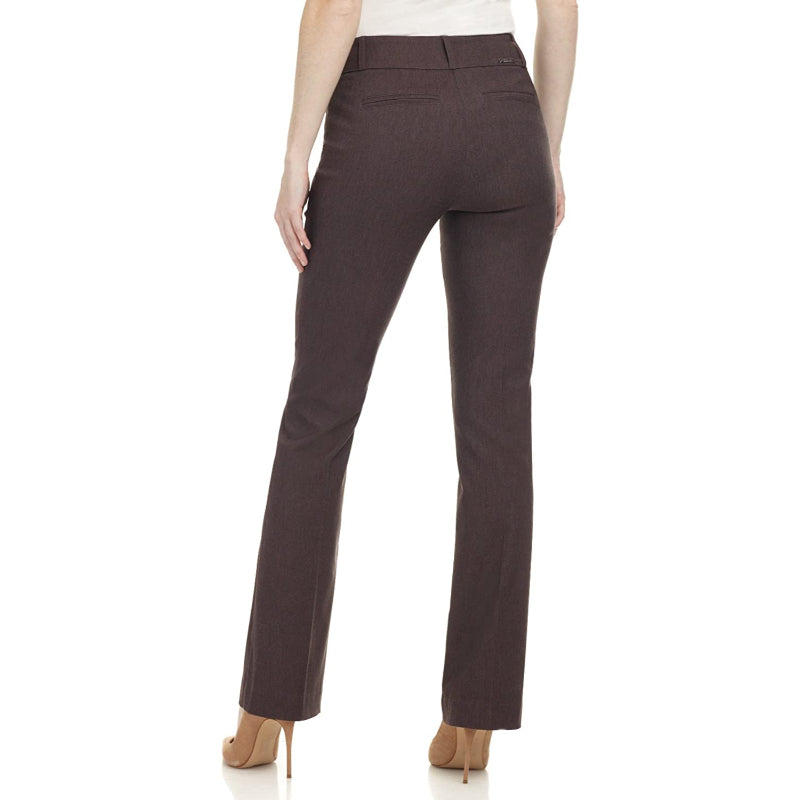 Women's Ease In To Comfort Fit Barely Bootcut Stretch Pants-Legletic