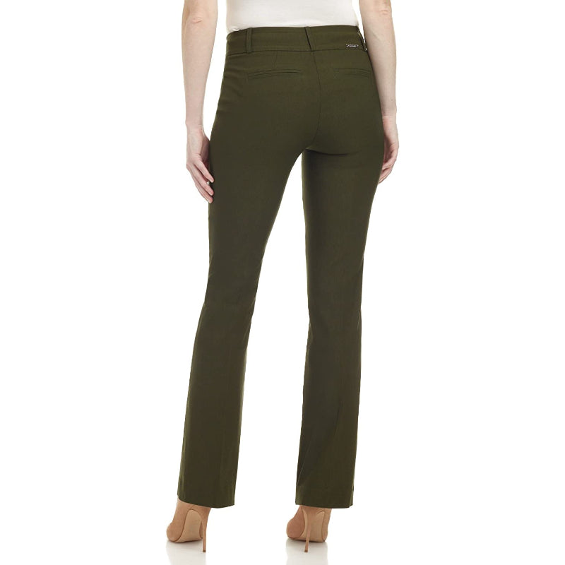 Women's Ease In To Comfort Fit Barely Bootcut Stretch Pants-Legletic