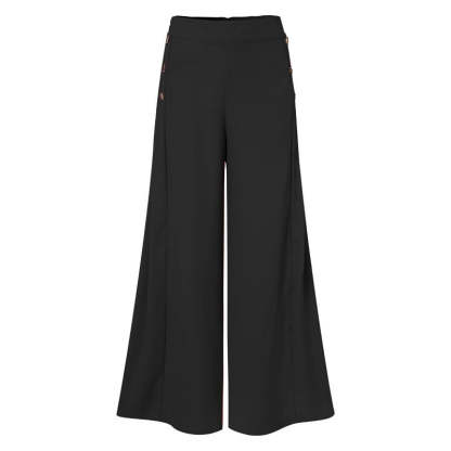 Wide Leg High Waist Pantaloon For Women-Legletic