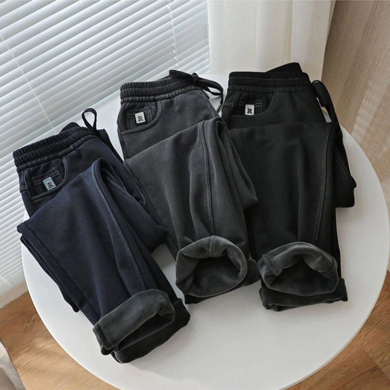 Winter Women Warm High Waist Jeans-Legletic