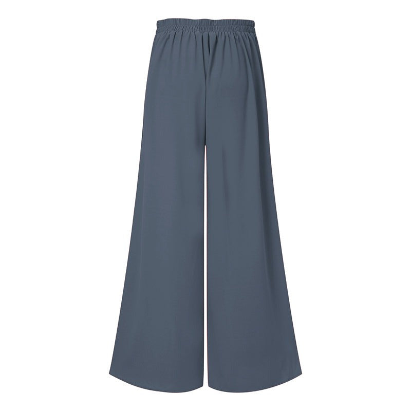 Wide Leg High Waist Pantaloon For Women-Legletic