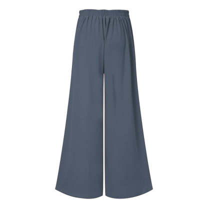 Wide Leg High Waist Pantaloon For Women-Legletic