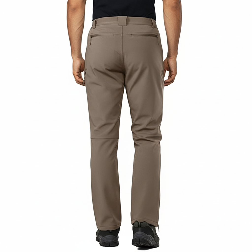 Fleece Lined Softshell Pants For Men For Winter Hiking And Ski Trips