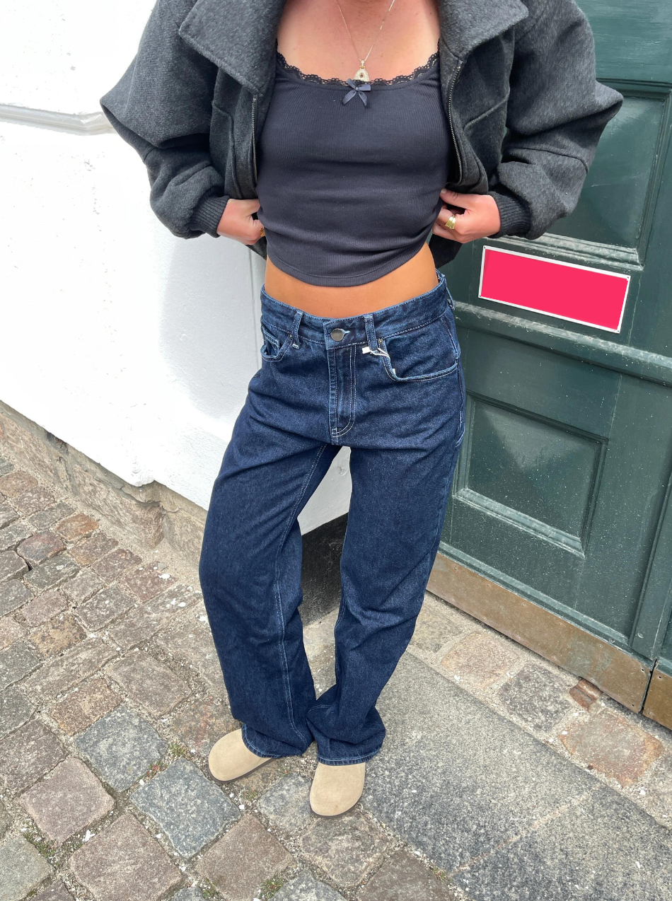 Star Jeans With White Stars-Legletic