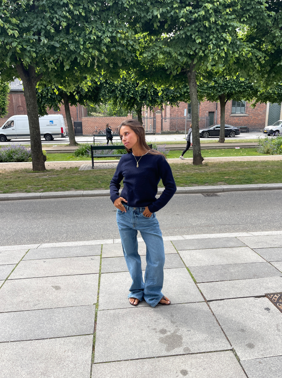 Star Jeans With White Stars-Legletic