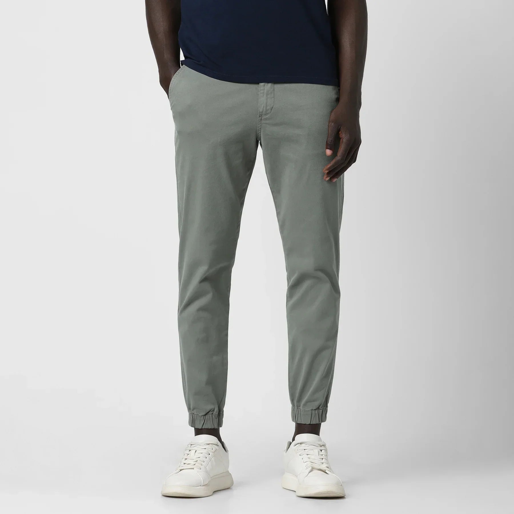 Comfortable Stretch Jogger Pants With Side Pockets-Legletic