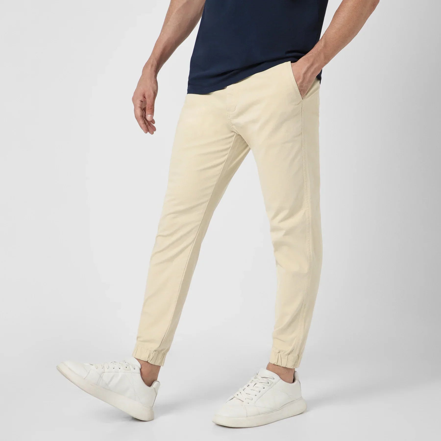 Comfortable Stretch Jogger Pants With Side Pockets-Legletic