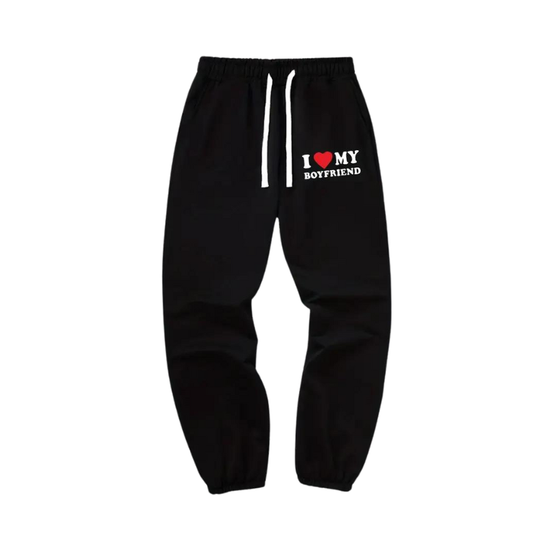 I Love My Boyfriend Comfy Pants-Legletic