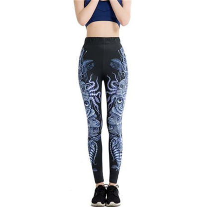 Ethnic Owl Printed Leggings-Legletic