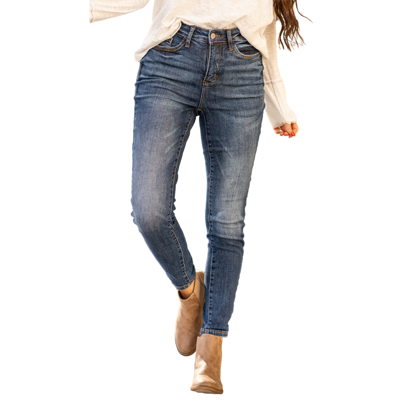 Tummy Control Lifting Jeans-Legletic