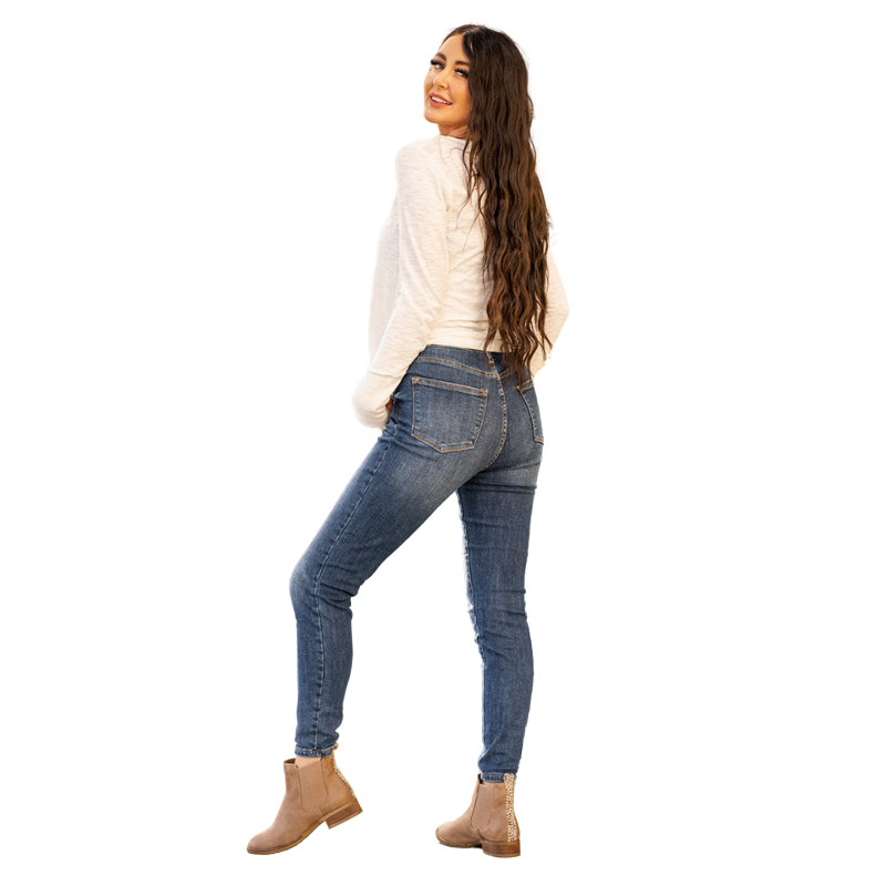 Tummy Control Lifting Jeans-Legletic