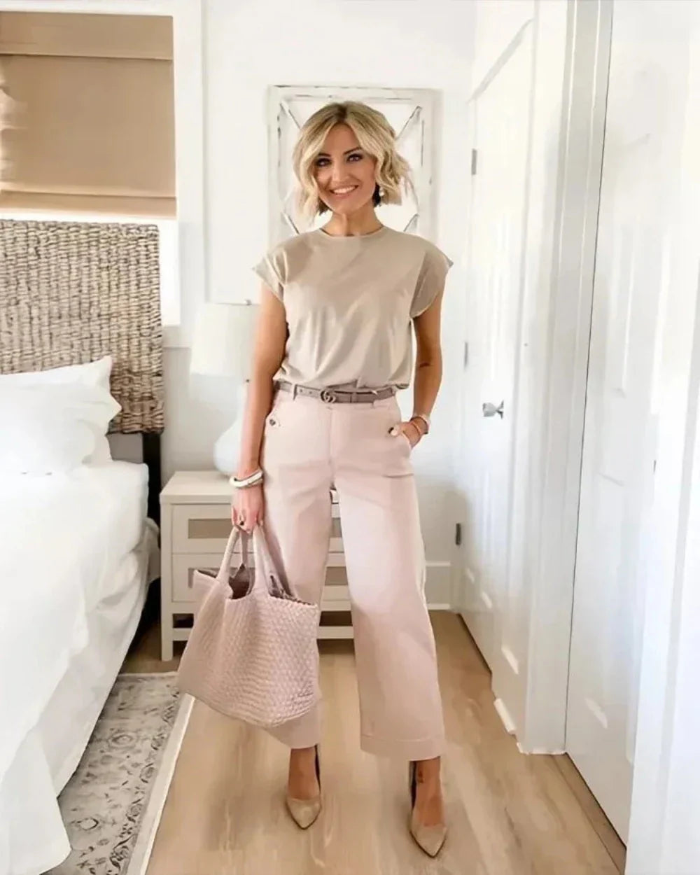 Elegance Cropped Wide Pants-Legletic