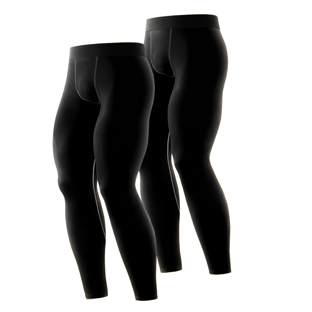 2 Pieces Casual Slim Fit Warm Long Trousers  For Men