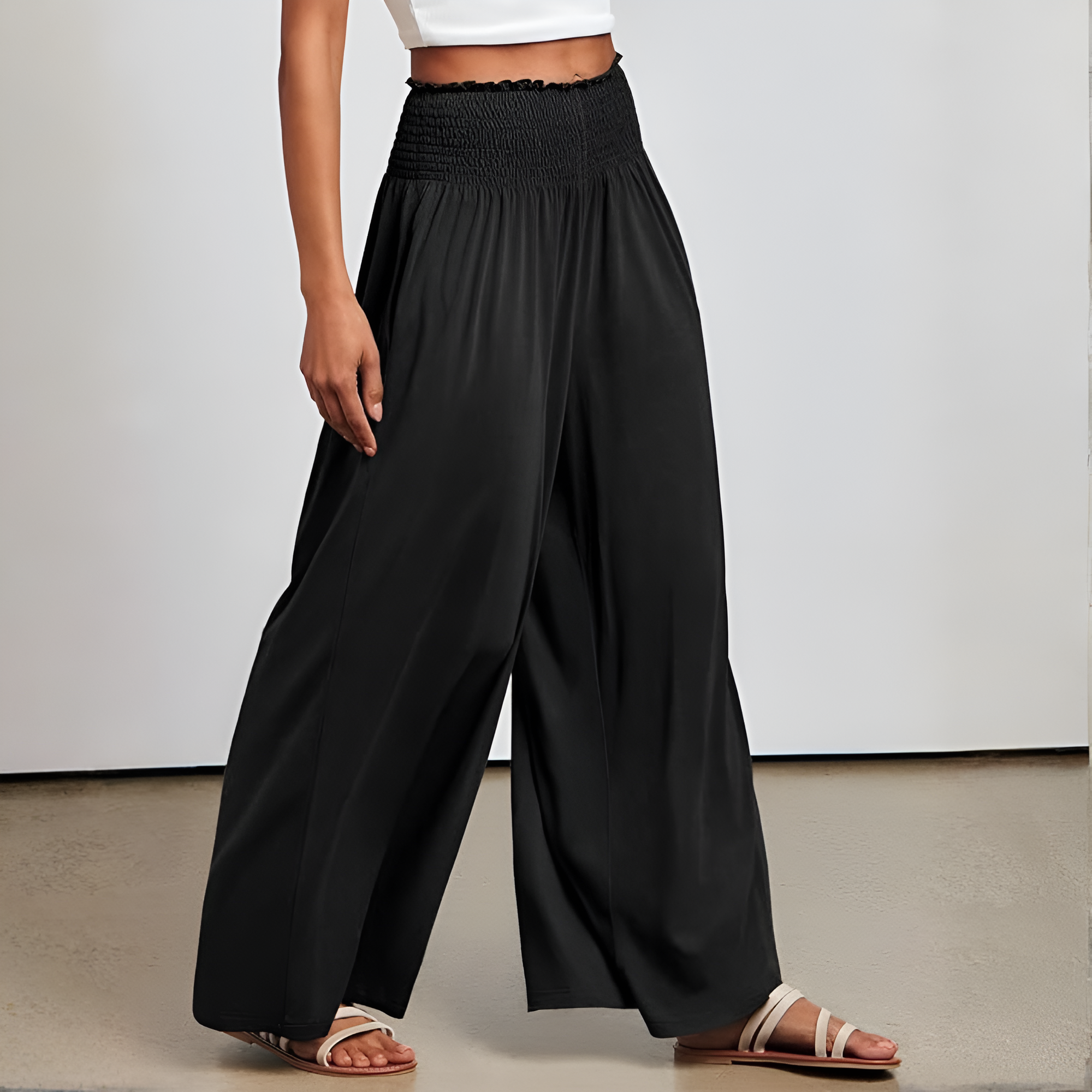 Casual Summer Boho Wide Lounge Pants For Women