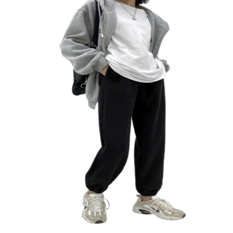 High Waist Thick And Warm Casual Pant For Women-Legletic