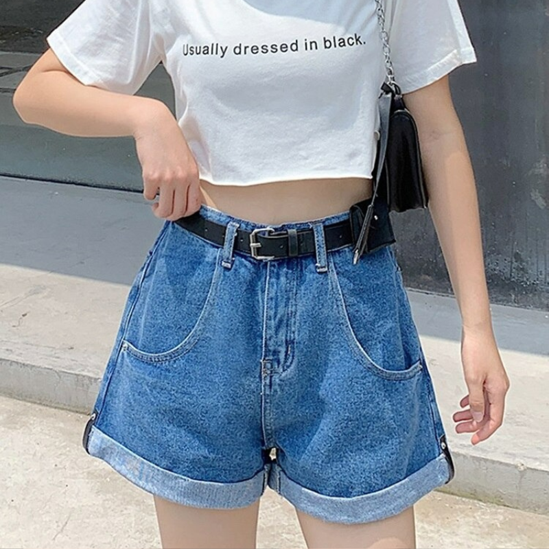 Loose Denim Shorts For Women-Legletic