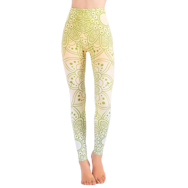 3D Mandala Print Leggings-Legletic