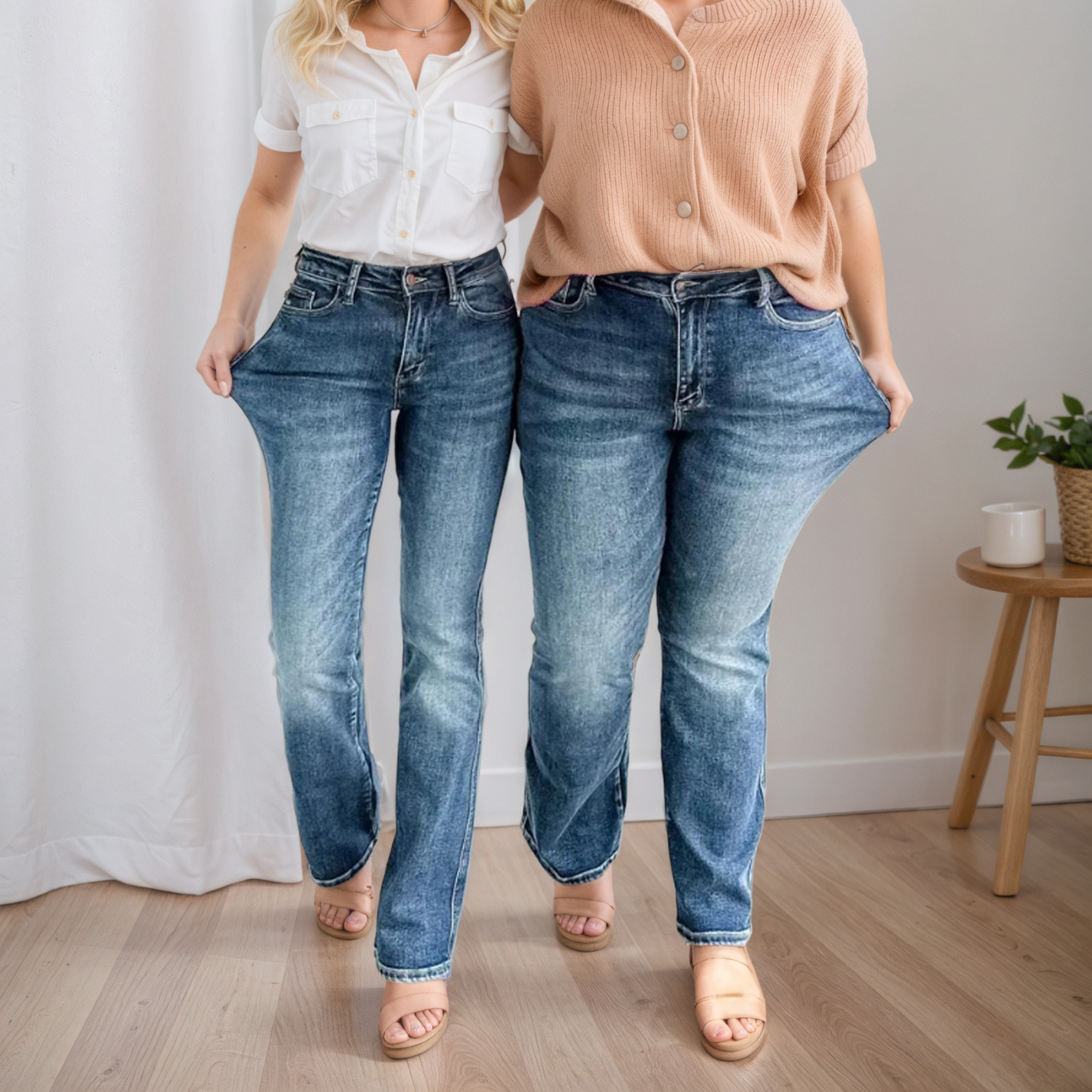 JB Holy Grail Tummy Control Bootcut Jeans-Legletic