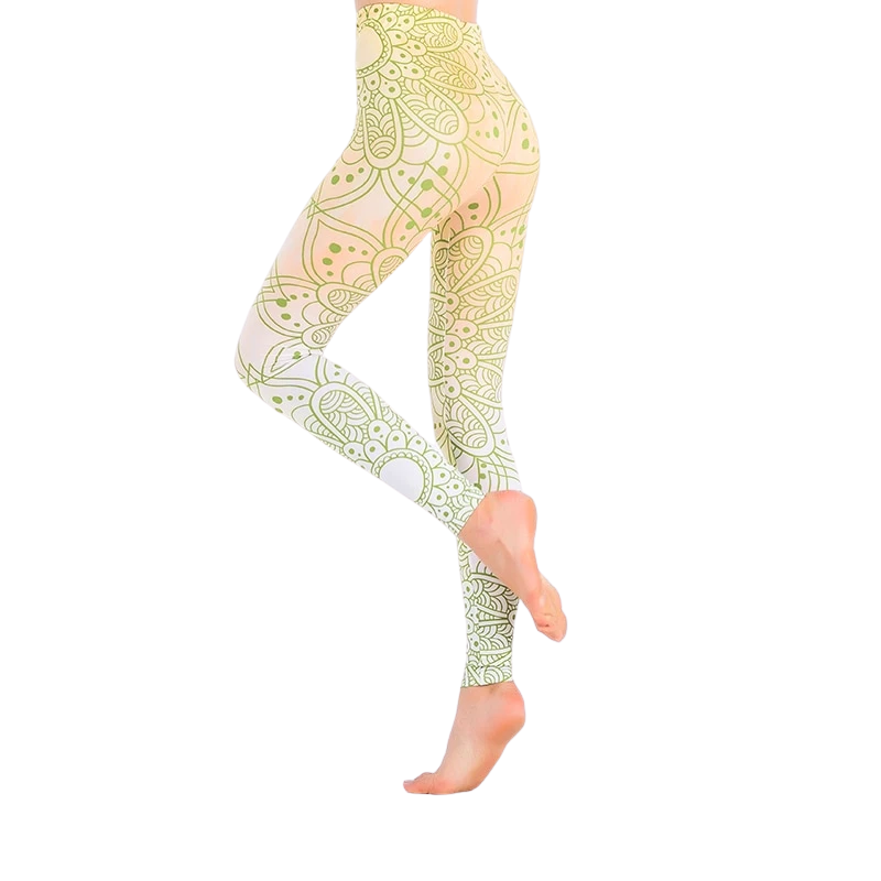 3D Mandala Print Leggings-Legletic