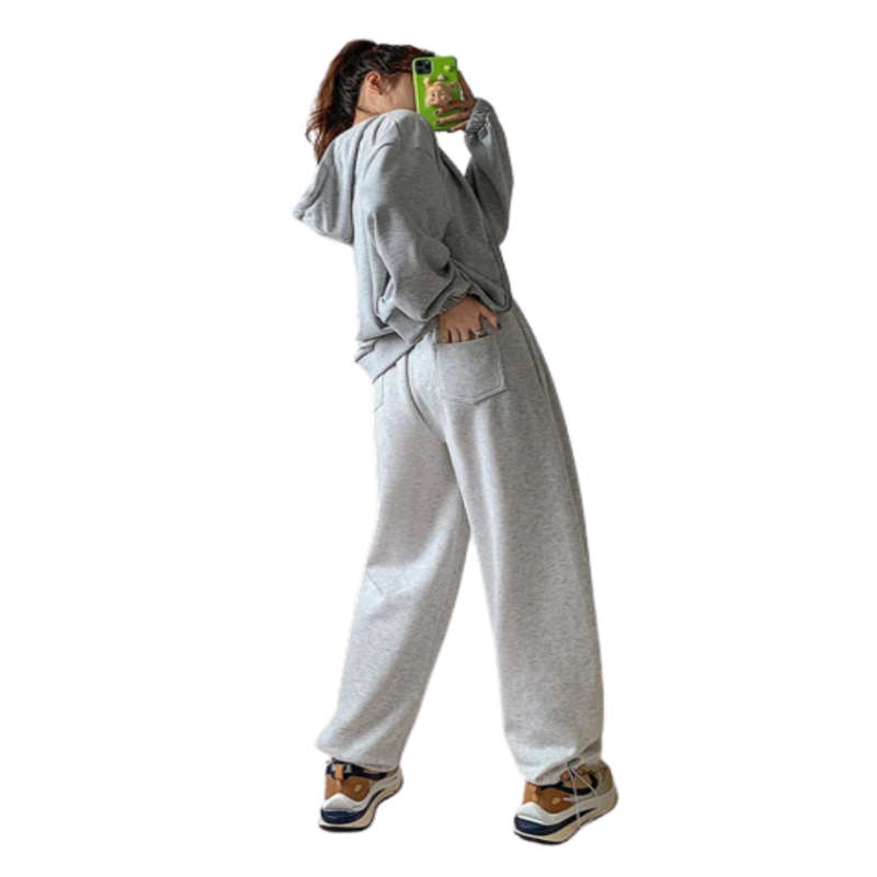 High Waist Loose Wide Leg Trousers-Legletic